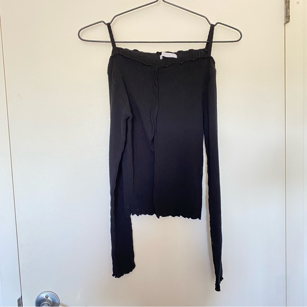 OAK & FORT Black Top with Cut out